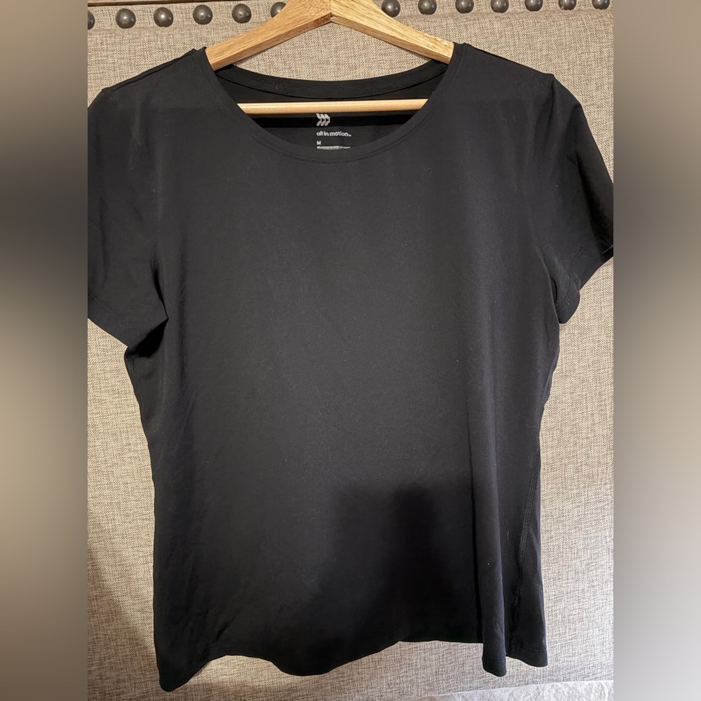 All in Motion Women's Classic Black Short Sleeve Tee